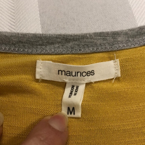 Yellow and Light Gray Baseball T - Picture 3 of 6